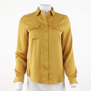 Jones New York  Button Up Blouse in Raw Honey